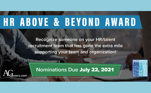 Nominate Someone for the HR ABOVE & BEYOND Award